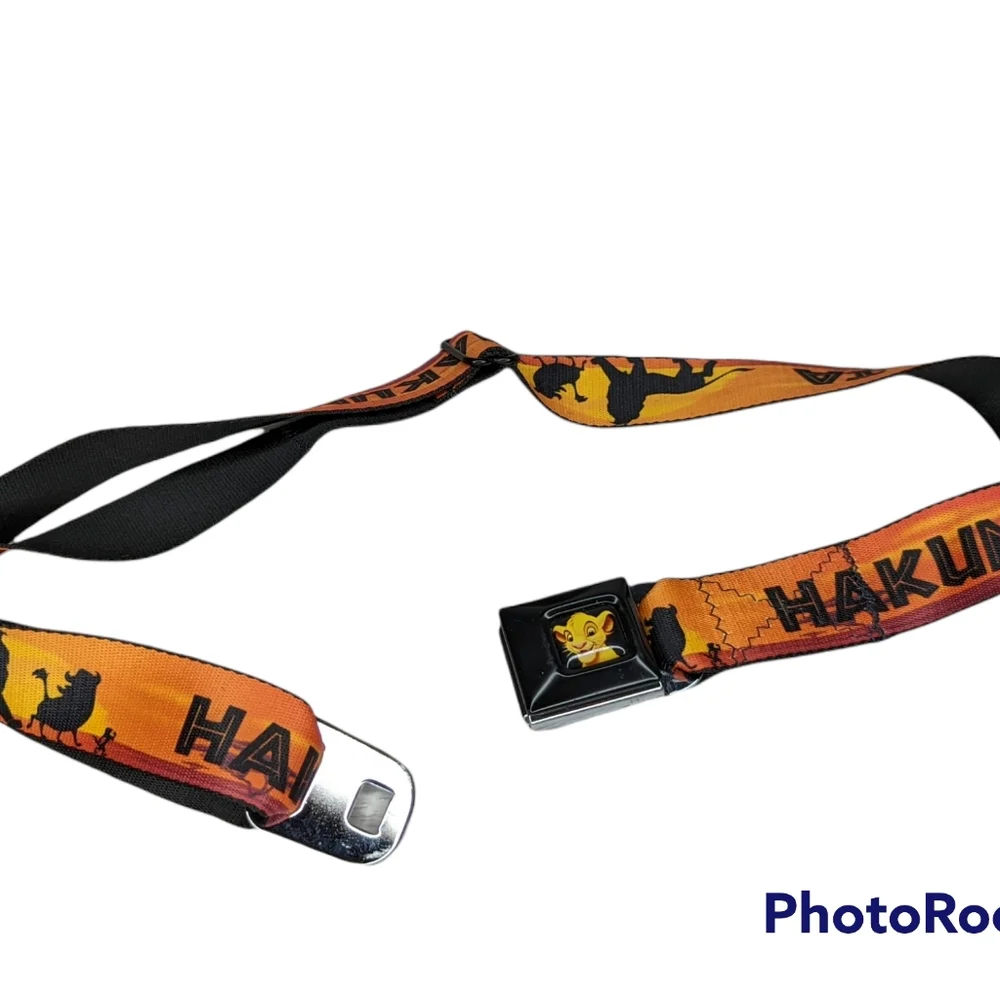 Disney Lion King Buckle Down Adjustable Seatbelt Belt
